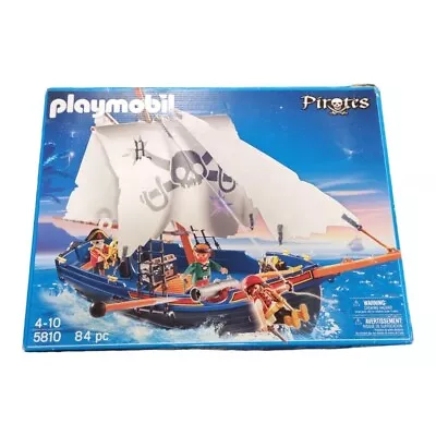 Buy Playmobil 5810 Pirate Ship, Fun Imaginative Role-Play, Play Sets Suitable  • 20£