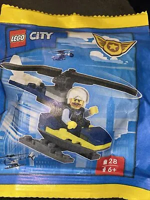 Buy Lego City Helicopter & Pilot Minifigure 952402 Brand New In Sealed Bag Free Post • 5.50£