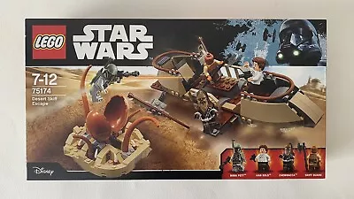 Buy Lego Star Wars 75174 Desert Skiff Escape Boba Fett New Sealed • 52£