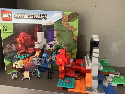 Buy Lego Minecraft 21172 The Ruined Portal 100% Complete In Excellent Condition • 16£