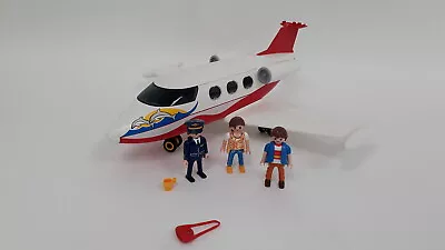Buy Vintage Playmobil Airplane With 3 Figures, White Plane Play Set • 6.99£