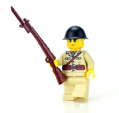 Buy Battle Brick WW2 Japanese Soldier Made With Real LEGO® Minifigure • 9.64£