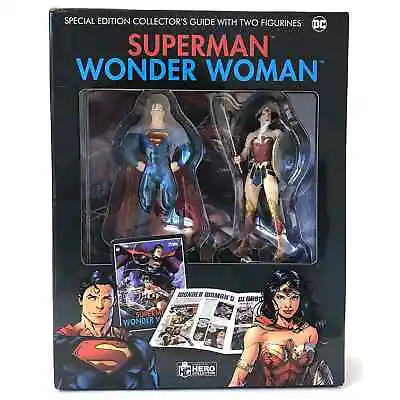 Buy Eaglemoss Comics Superman & Wonder Woman Illustrated Guide Inc. 2 Figures • 56.99£