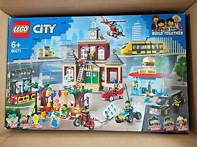Buy LEGO City 60271 Main Square Town Hall, Diner 14 Minifigures: New/Sealed *Retired • 119.95£