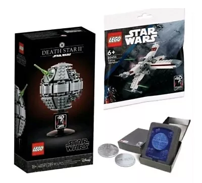 Buy Lego 40591 Death Star II / ROTJ Coin / 30654 X-Wing Polybag - May 4th GWP Bundle • 58.95£