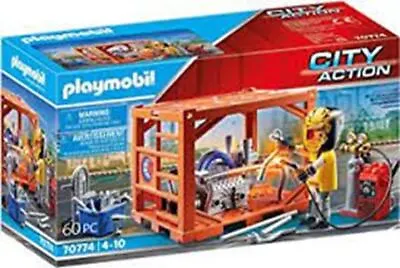 Buy Playmobil 70774 City Action Cargo Container Manufacturer Bargain In Stock • 7.95£