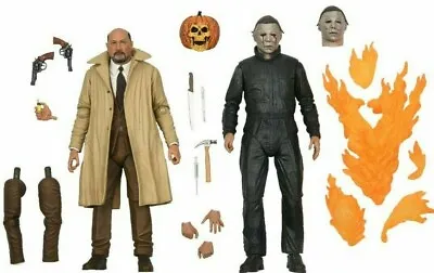 Buy Halloween 2 Michael Myers & Dr Loomis Action Figure 2-Pack Movie 1981 20cm NECA • 102.77£