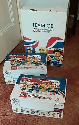 Buy LEGO Olympics Team GB Mini-figure Series Card Display Stand & 2 Empty Boxes • 29.99£