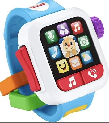 Buy Fisher-Price Laugh  Learn Time To Learn Smartwatch Toy - UK English • 14.95£