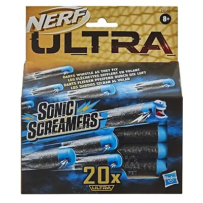 Buy Nerf Ultra Sonic Screamers 20-Dart Refill Pack - Darts Whistle Through The Ai... • 8.22£