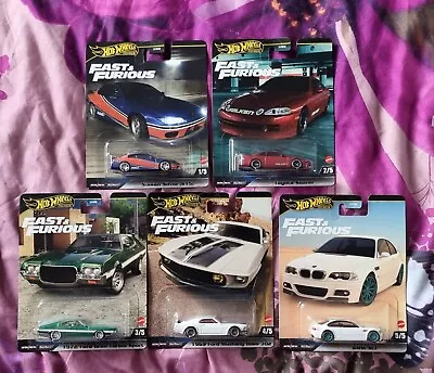Buy Hot Wheels Premium 2024  Fast And Furious Set Of 5 • 49.99£