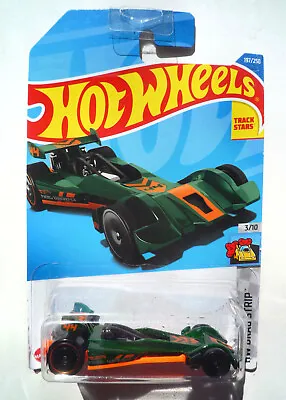Buy Hot Wheels (Green) Hot Wired HW Drag Strip 3/10 (Long Card) 197/250 HCT44 • 2.65£