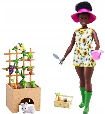 Buy BARBIE DOLL IN THE GARDENER With A Bunny HCD45 Mattel • 49.33£