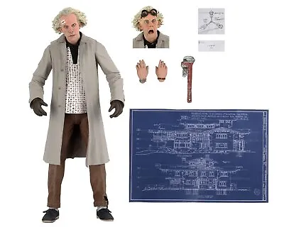 Buy NECA - Back To The Future Doc Brown Ultimate 7In Action Figure • 43.39£