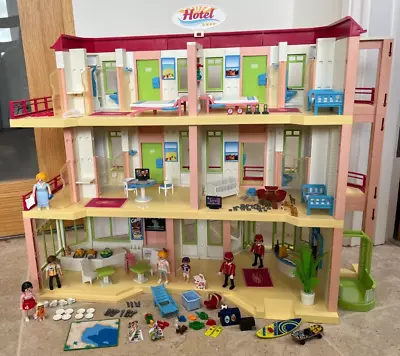 Buy Playmobil 5265 Summer Fun Furnished Hotel With EXTRA Floor • 75£