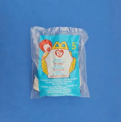 Buy  McDonalds Happy Meal 1999 - Ty Beanie Babies Rocket The Blue Jay. • 1.50£