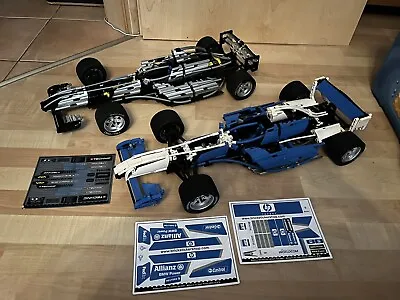 Buy LEGO Technic Technique Racers 8458 Silver Champion F1 1:8 And 8461 Williams F1 1:8 • 428£