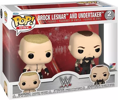 Buy WWE - Brock Lesnar And Undertaker - Funko Pop! Vinyl Figure • 50.77£