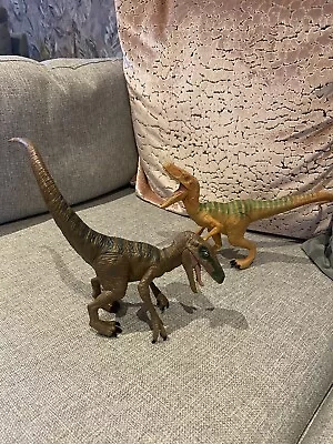 Buy Jurassic World 2 X Raptors Dinosaur Toys Excellent Condition Hasbro 2015 • 11.99£
