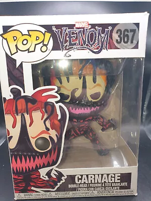 Buy FUNKO POP! Marvel Carnage 367 Venom Wobble Head • 25.59£