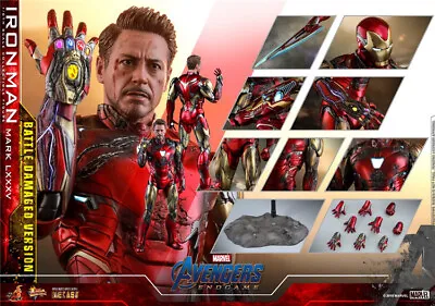 Buy New Hot Toys Mms543d33 1/6 Avengers Endgame Iron Man Mk85 Battle Damaged Version • 333.99£