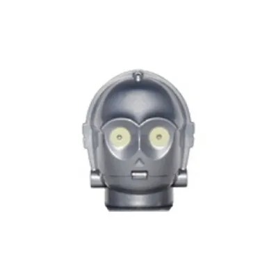 Buy LEGO - Minifig, Head Modified SW C-3PO / K-3PO Protocol Droid With Yellow Eyes • 18.85£