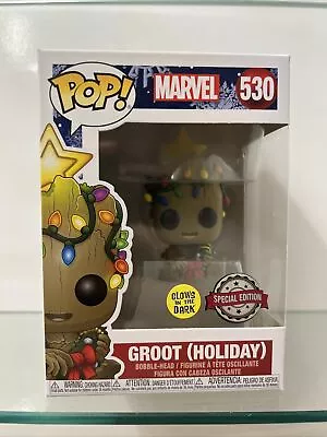 Buy Groot (holiday) 530 - GITD Exclusive -  Marvel Funko Pop • 19.12£