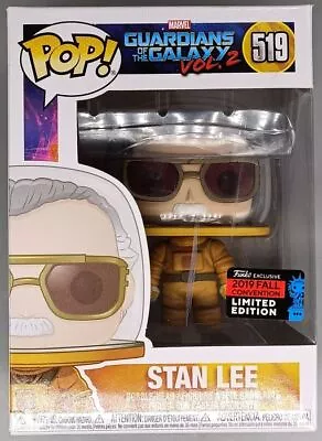 Buy #519 Stan Lee (Watcher Informant) - Marvel Damaged Box Funko POP With Protector • 17.99£