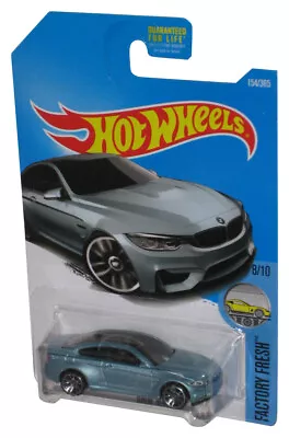 Buy Hot Wheels Factory Fresh 8/10 (2015) Blue BMW M4 Toy Car 154/365 • 29.84£