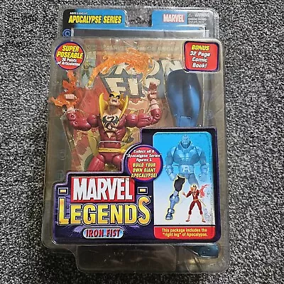 Buy Marvel Legends Toybiz Iron Fist Factory Sealed Apocalypse BAF Red Variant  • 30£