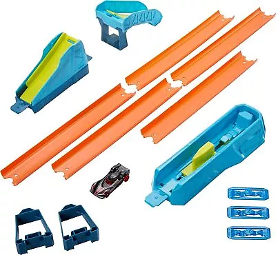 Buy Hot Wheels Track Builder Pack Assorted Long Jump Stunt Pack Connecting Sets Age • 22.80£