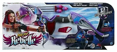 Buy Nerf Rebelle Secrets And Spies Agent Bow + Arrows Hasbro BRAND NEW • 92.17£