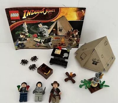 Buy LEGO 7624 Indiana Jones Jungle Duel 100% Complete With Manual (No Box) • 22.99£