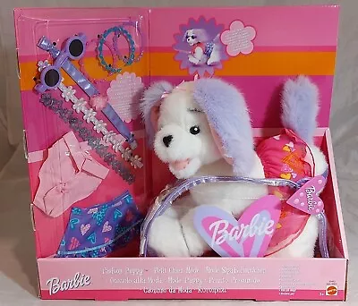 Buy Barbie Fashion Puppy Plush Figure / Fashion Fun Puppy (White) - Mattel 89483 • 31.16£