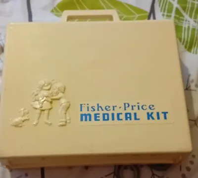 Buy Vintage Fisher Price Medical Kit 1977 Doctors Case Nurses Kit - Complete • 20£