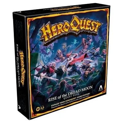 Buy Heroquest Fantasy Board Game : Rise Of The The Dread Moon Expansion By Hasbro • 42.52£
