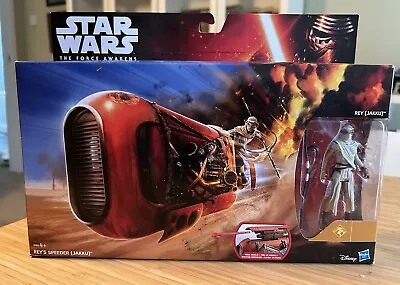 Buy Star Wars Force Awakens 3.75” Rey's Speeder Rey (Jakku) Figure Hasbro New Sealed • 14.95£