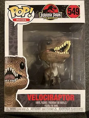 Buy Funko Pop Movies Jurassic Park Velociraptor Vinyl Figure #549 • 5£