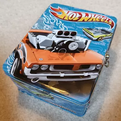 Buy Hot Wheels Die Cast Metal Vehicle Storage Box / Tin Carry Case For 18 Cars • 8.49£