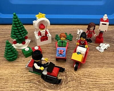Buy Christmas Lego Set Santa, Trees, Presents, Postbox With Letters And Figures • 10£