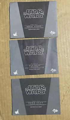 Buy Hot Toys Star Wars Information Booklets Lot 3 • 10£