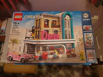 Buy Lego Creator Expert Modular Building (10260) Downtown Diner Complete With Box. • 0.99£