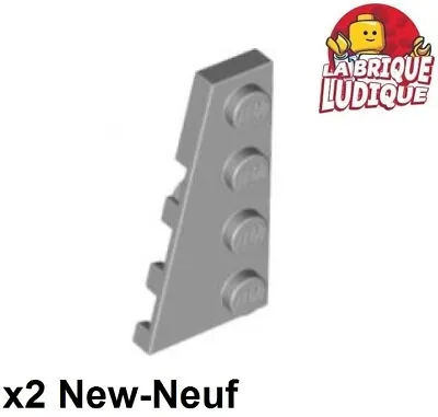 Buy LEGO 2x Wing Wedge Flat 4x2 Left Grey/Light Bluish Gray 41770 New • 1.80£