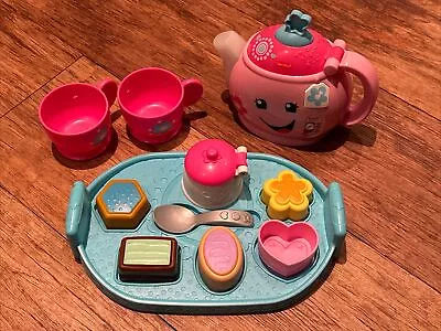 Buy Fisher-Price Laugh & Learn Light-Up Sweet Manners Tea Set UK English Version • 6£
