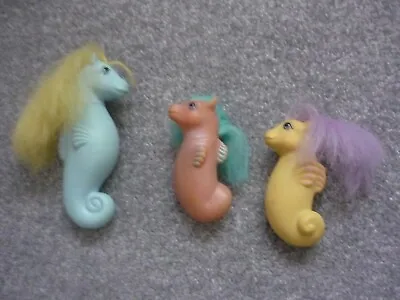 Buy 3 My Little Pony Vintage Hasbro 1984 G1 Sea Spray Seaspray Sea Ponies Figure • 20£