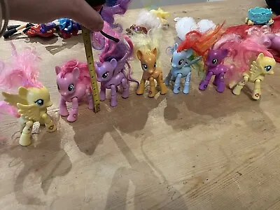 Buy My Little Pony G4 Articulated Jointed Ponies Brush-able Hair X 7 Rare Bundle • 19.99£