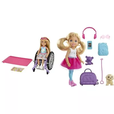 Buy Mattel UK Barbie Chelsea Wheelchair Doll Blonde NEW • 24.04£