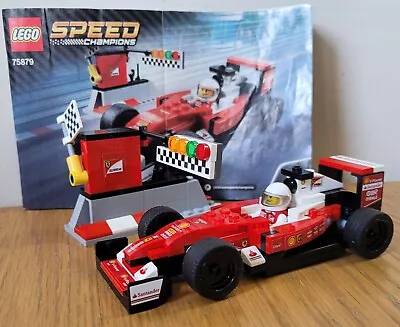 Buy LEGO SPEED CHAMPIONS Scuderia Ferrari SF16-H 75879 Complete With Instructions • 33.95£