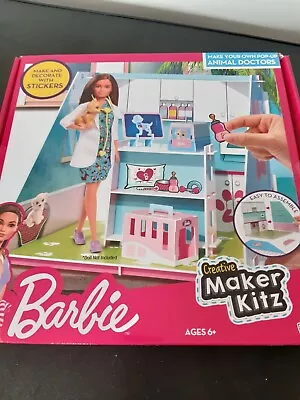 Buy Barbie Make Your Own Pop-Up Animal Doctors Creative Maker Kitz - Brand New • 7.99£