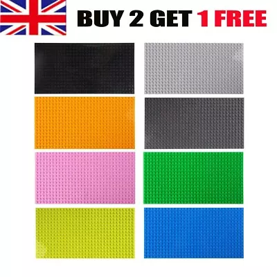Buy 16 X 32 Dots Baseplate Base Plates Building Blocks Compatible For LEGO Boards • 5.49£